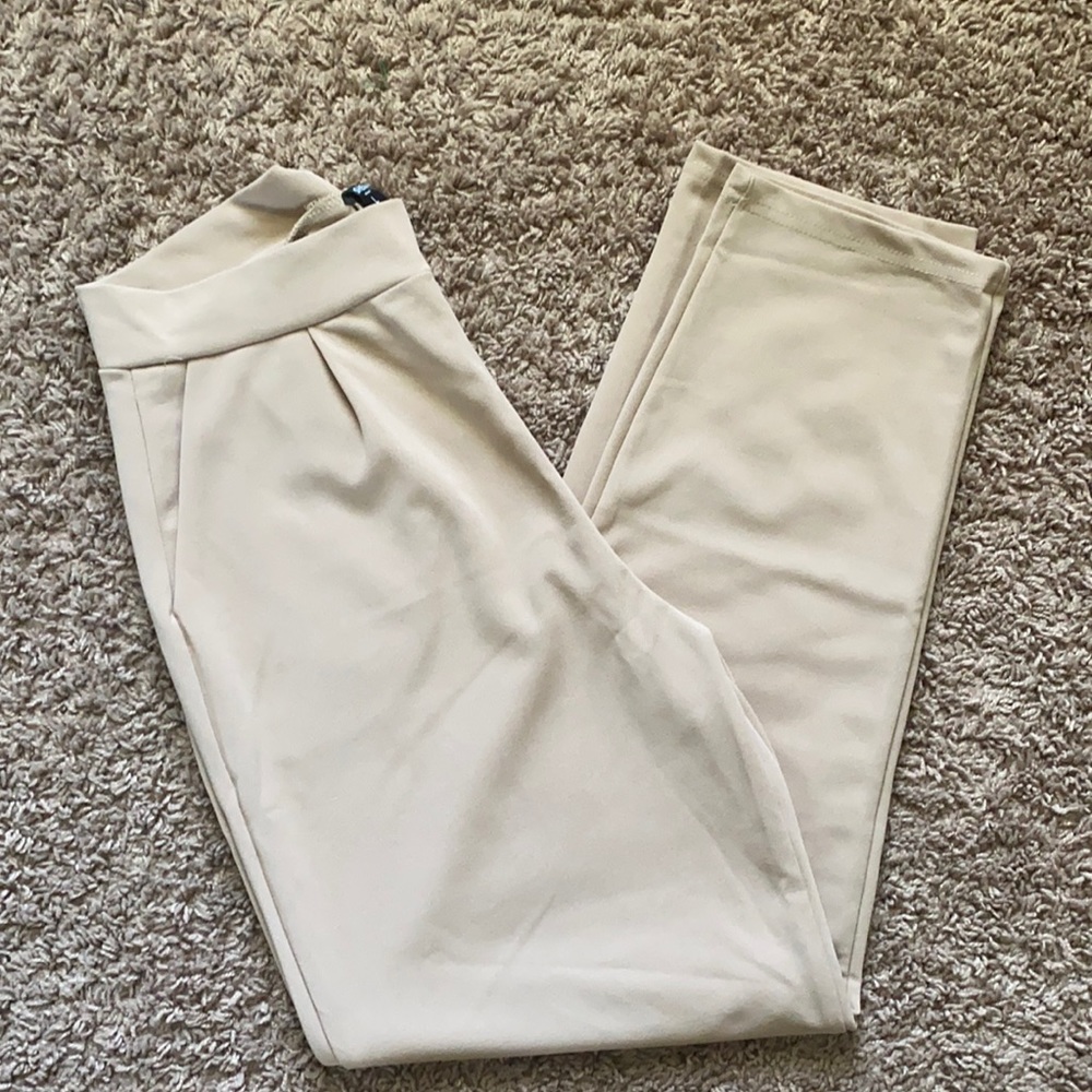SHEIN High Waist Slant Pocket Tailored Pants